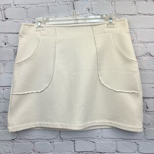 Athleta Cream Mini Skirt